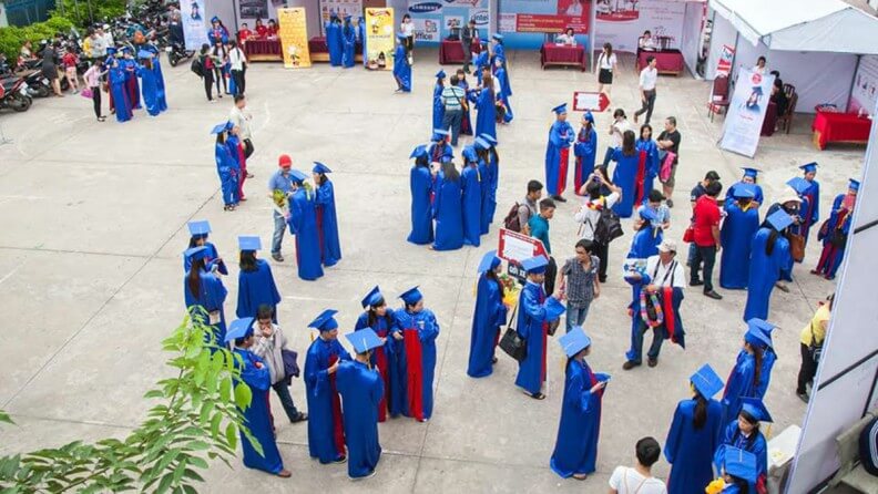 Lễ tốt nghiệp tại Trường Cao Đẳng Công nghệ Sài Gòn