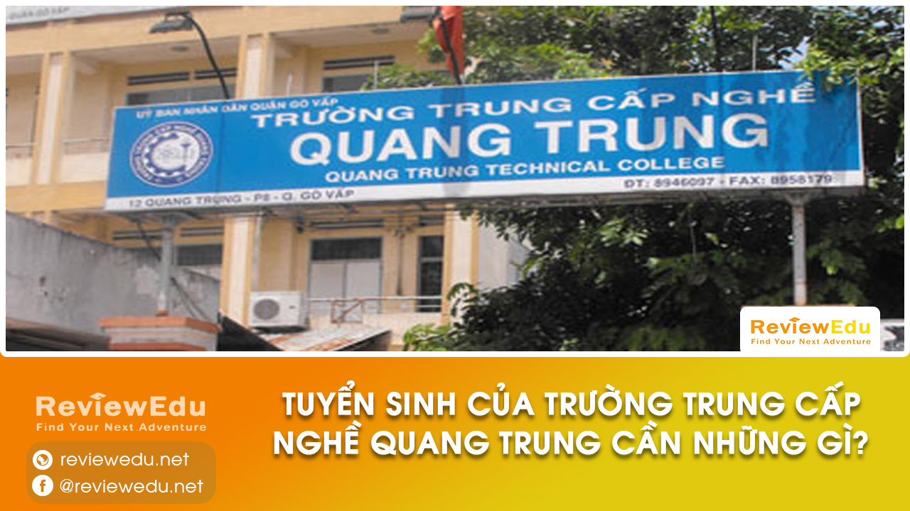tuyển sinh trường Trung cấp nghề Quang Trung