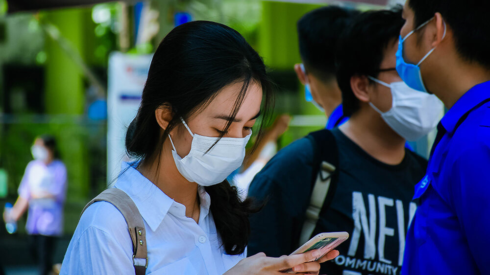 Học sinh đăng ký xét tuyển học bạ của Đại học Y – Dược Thái Nguyên