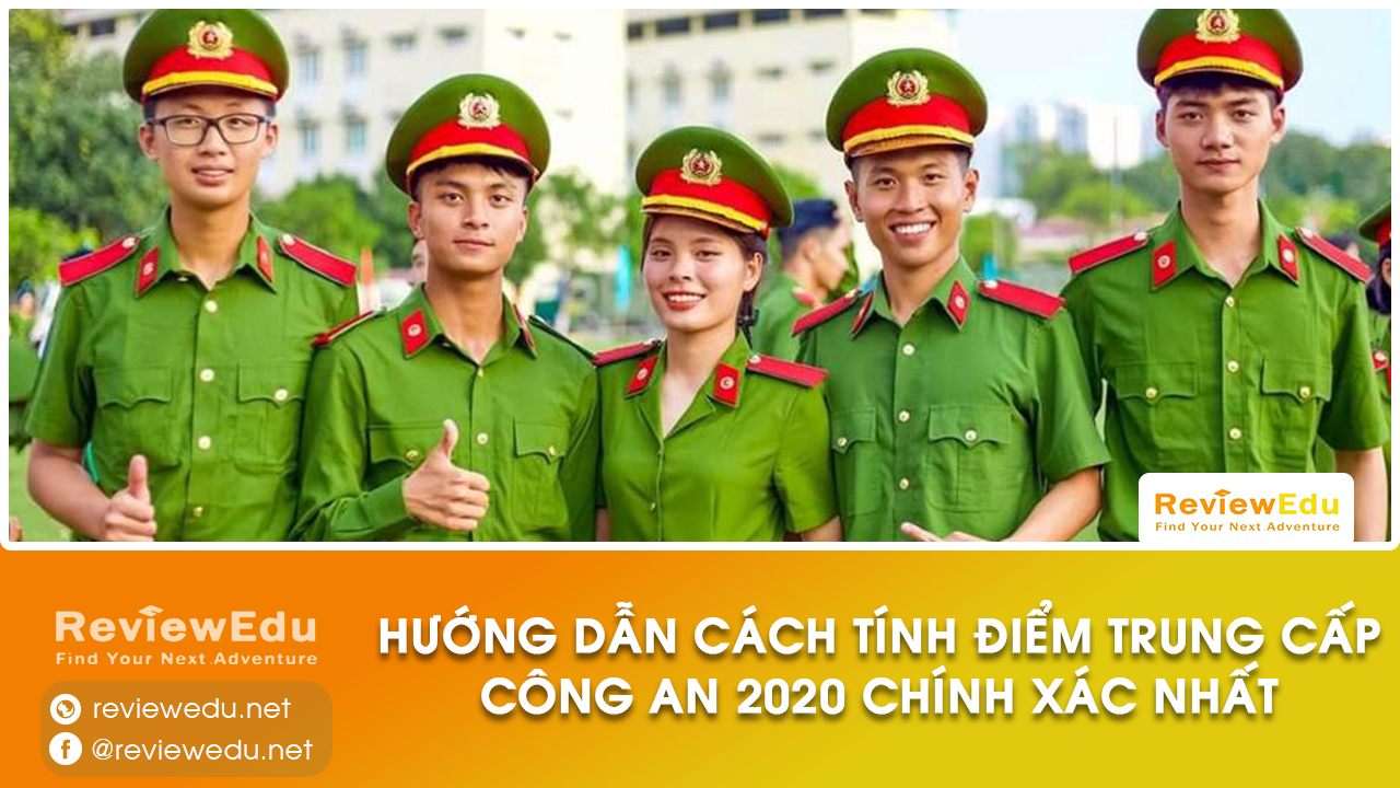 cách tính điểm Trung cấp Công an 2020