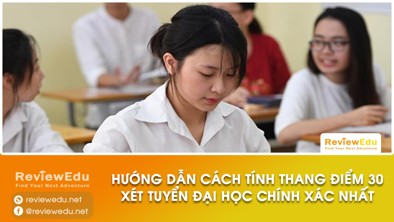 Hướng dẫn cách tính điểm đại học thang điểm 30 cho học sinh THPT năm 2023