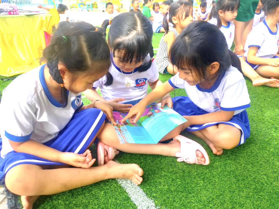 Các bé tại Trường Mầm Non Đông Thanh