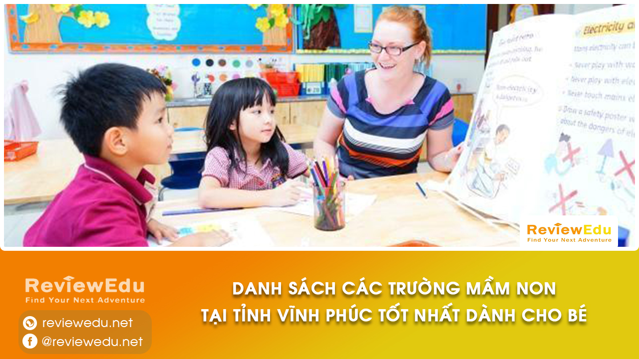 Danh sách Top trường mầm non tỉnh Vĩnh Phúc