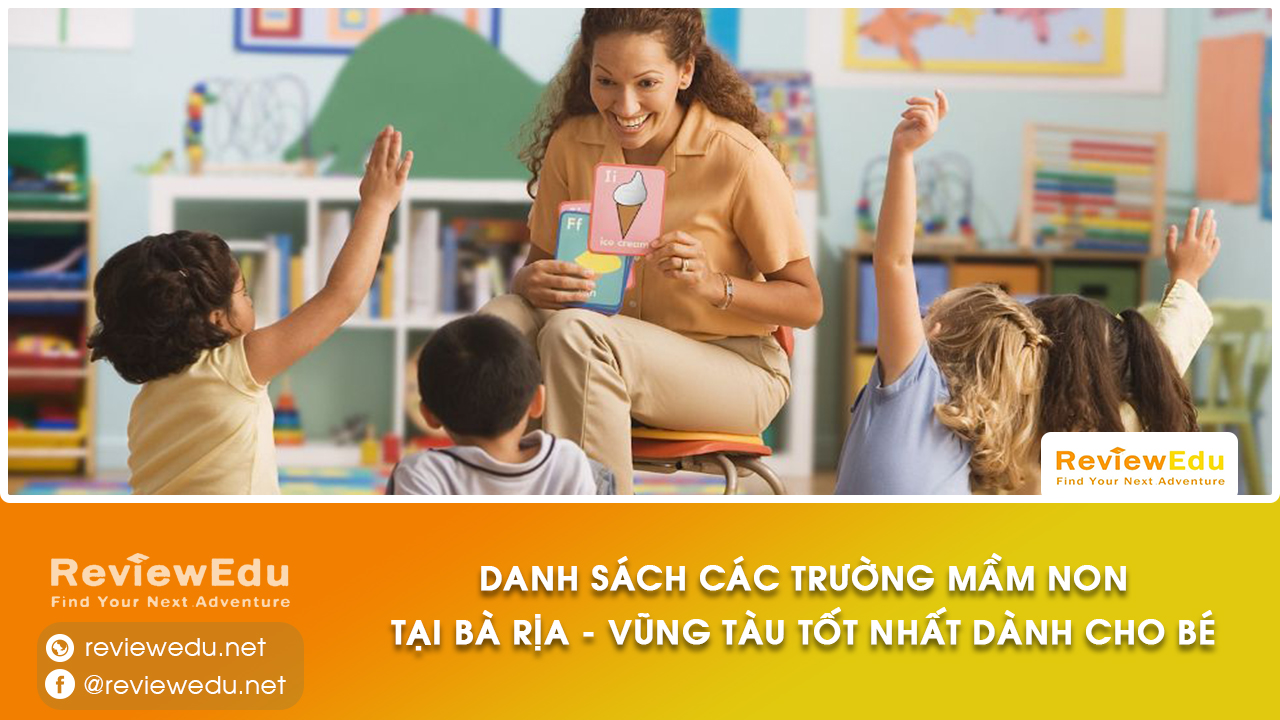 danh sách Top trường mầm non tỉnh Bà Rịa - Vũng Tàu