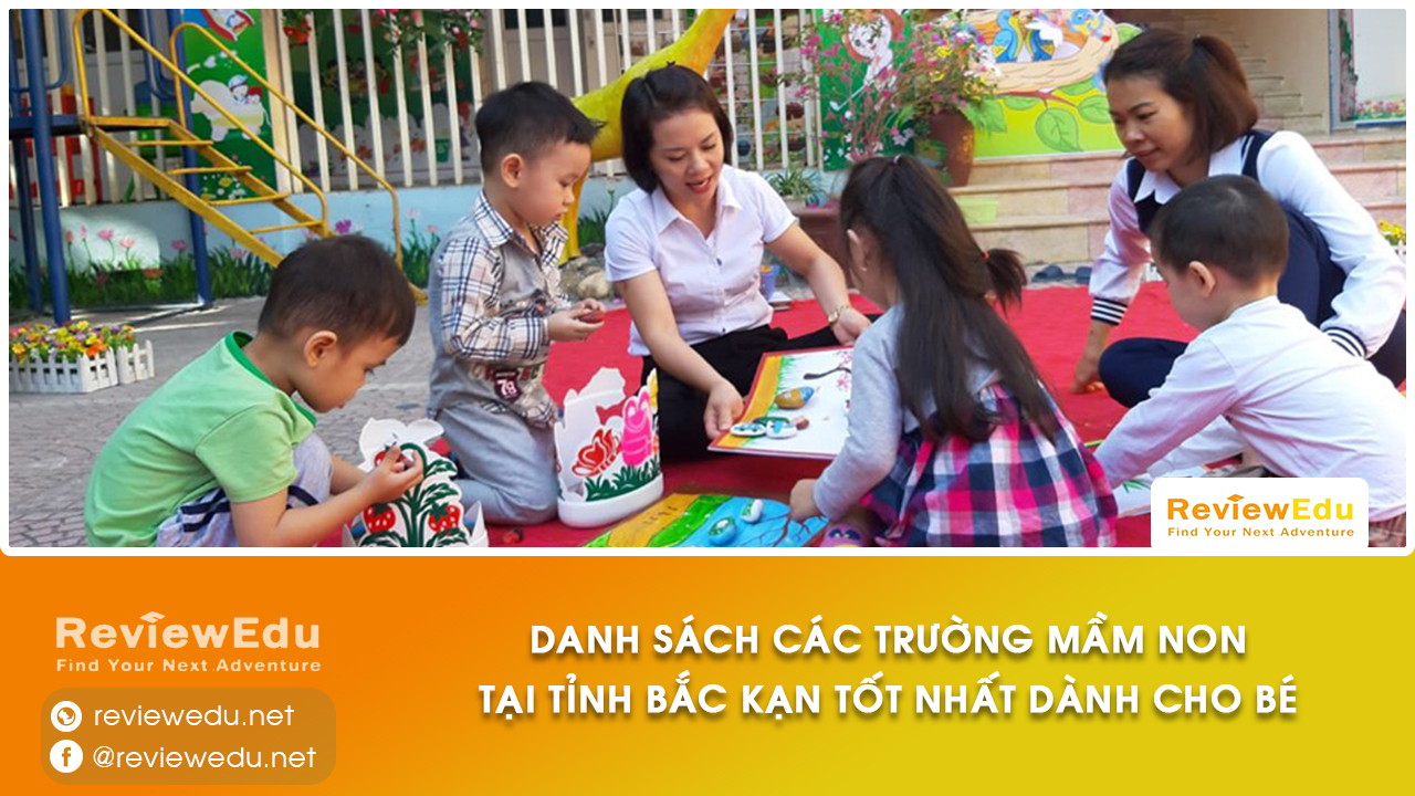 danh sách Top trường mầm non tỉnh Bắc Kạn