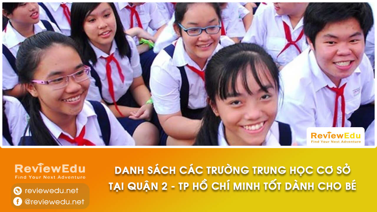 danh sách top trường THCS Quận 2