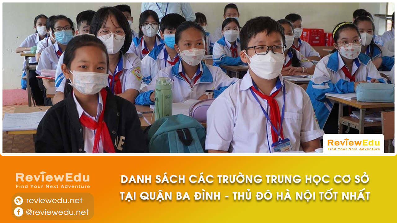 danh sách top trường THCS Quận Ba Đình