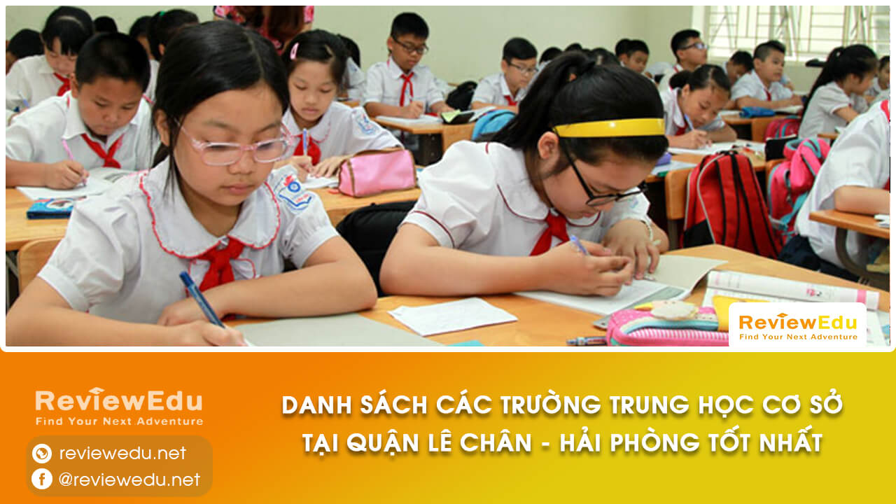 danh sách top trường THCS Quận Lê Chân