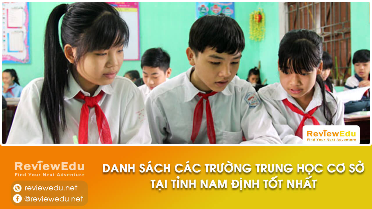 danh sách top trường THCS tỉnh Nam Định