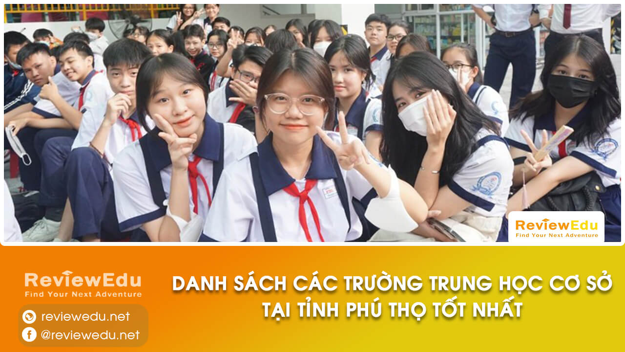 danh sách top trường THCS tỉnh Phú Thọ