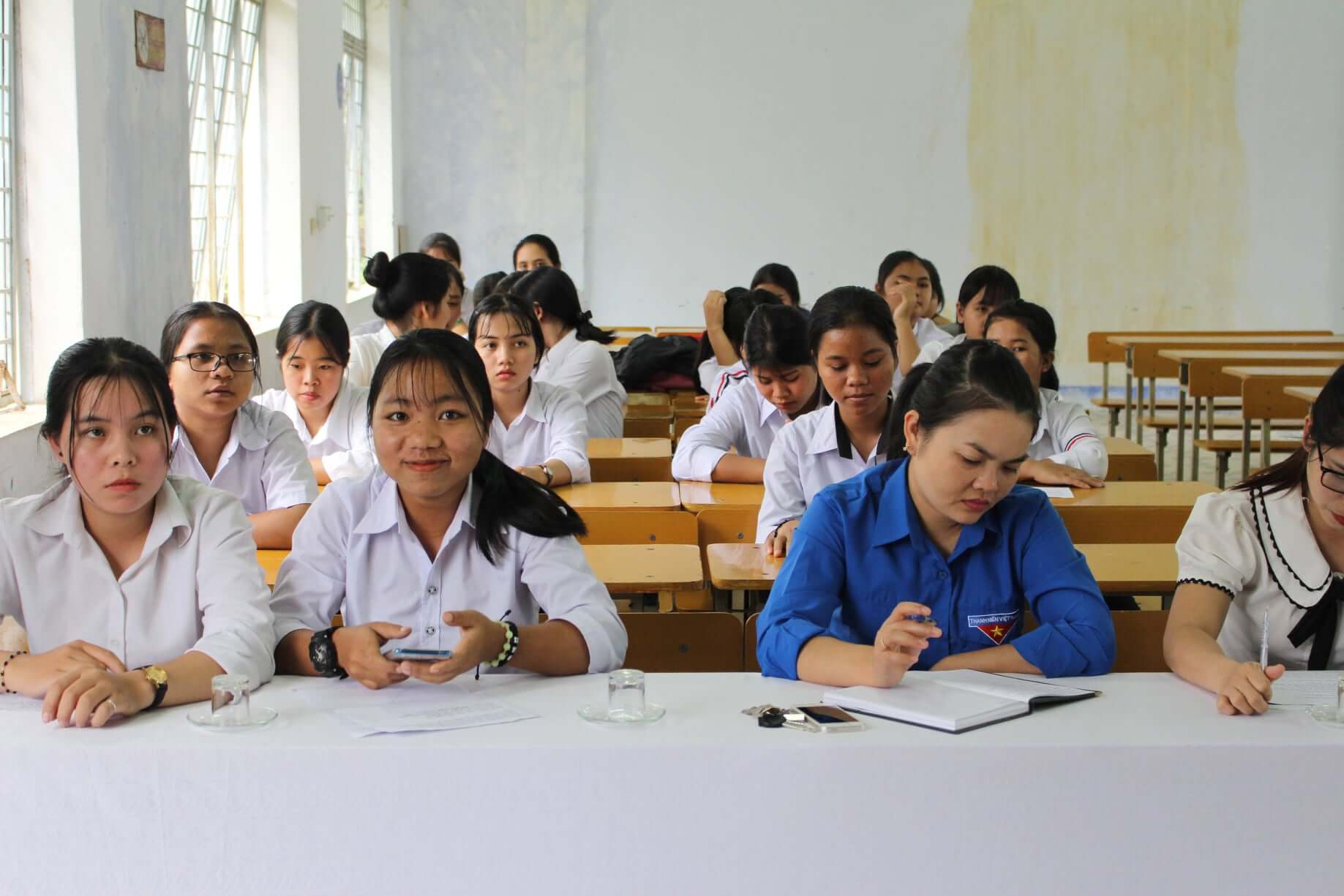 Đoàn viên trung tâm giáo dục thường xuyên Kon Tum