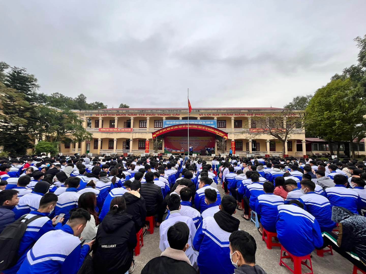 Học sinh trường THPT Trần Tất Văn