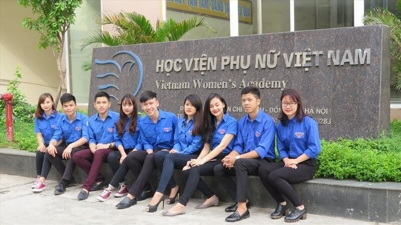 học viên trường Học viện Phụ nữ Việt Nam