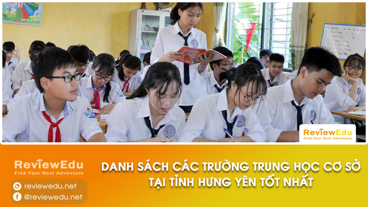 danh sách top trường THCS tỉnh Hưng Yên