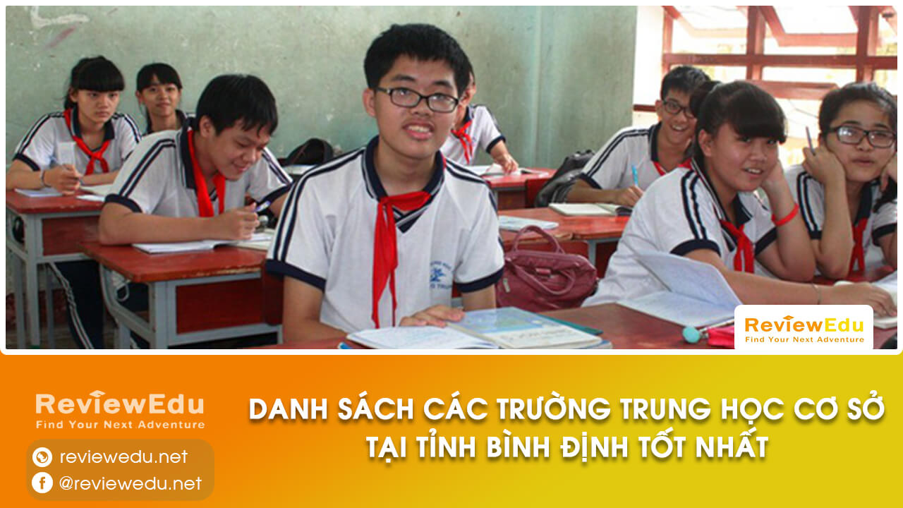 danh sách top trường THCS tỉnh Bình Định