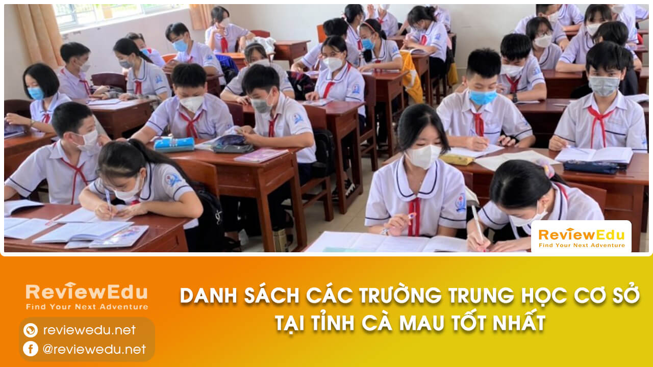 danh sách top trường THCS tỉnh Cà Mau