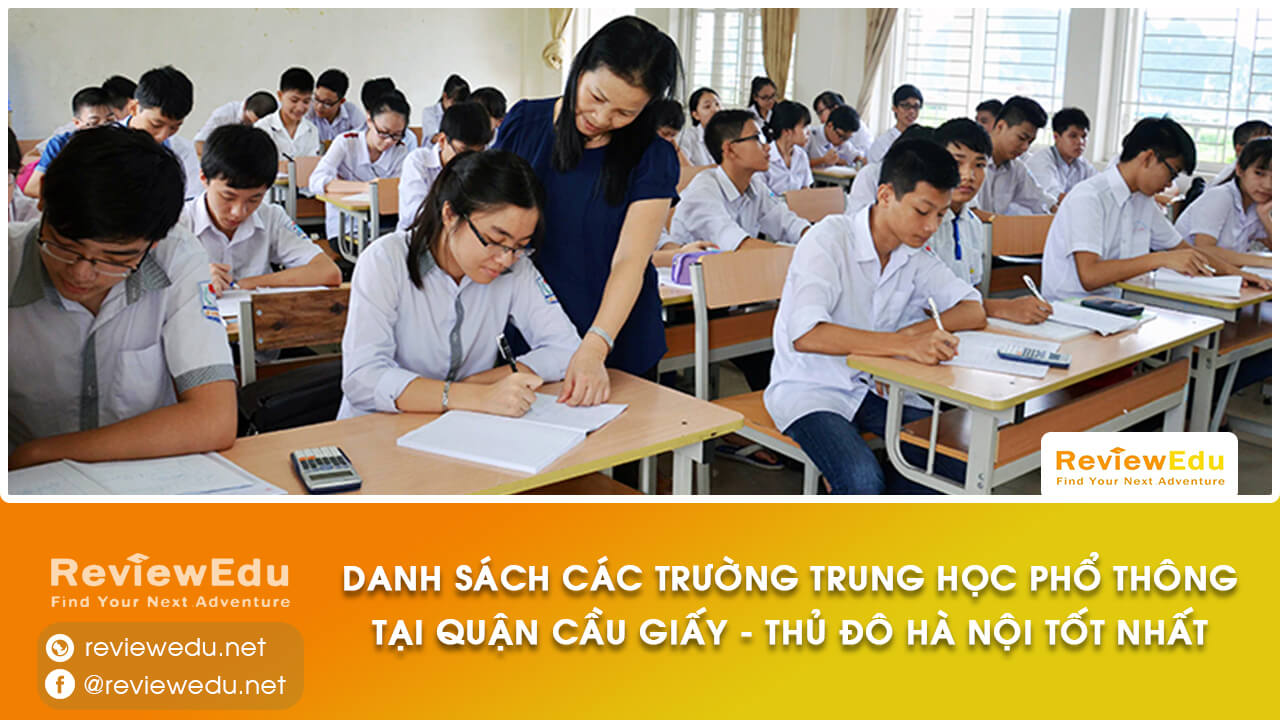 Danh sách top trường THPT Quận Cầu Giấy