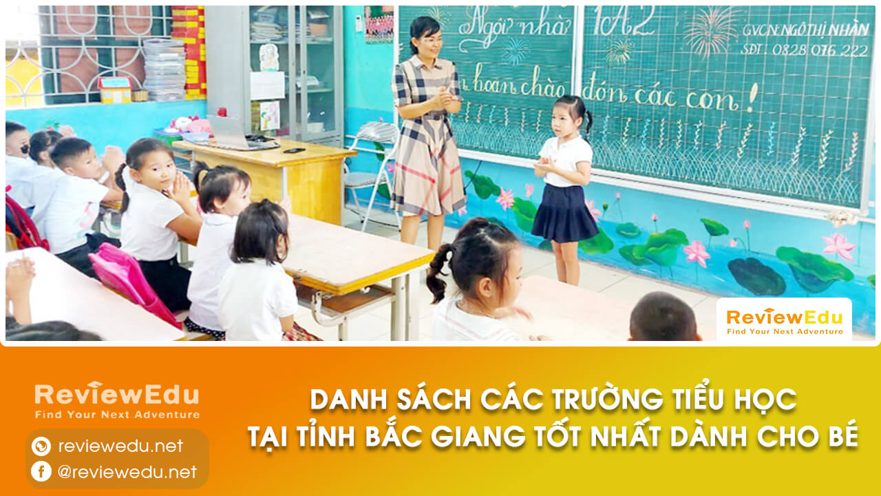 Danh sách top trường tiểu học tỉnh Bắc Giang
