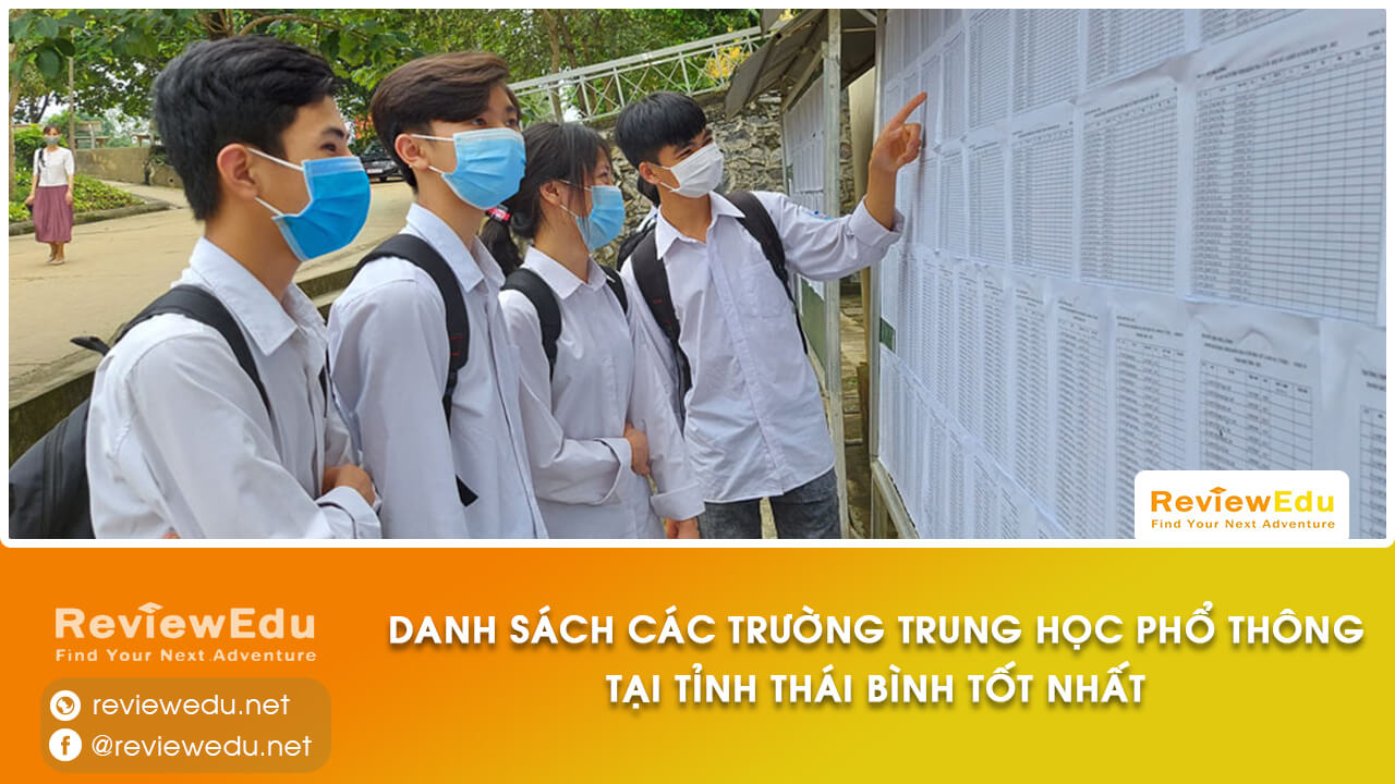 Danh sách top trường THPT tỉnh Thái Bình