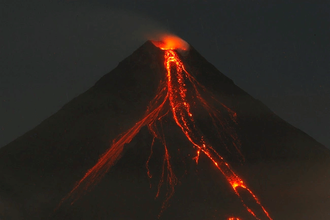 Núi lửa Mayon ở Philippines