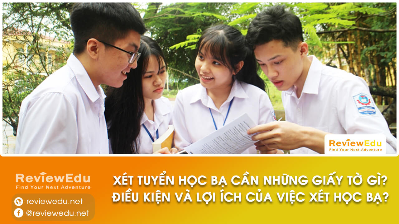 xét học bạ cần giấy tờ gì