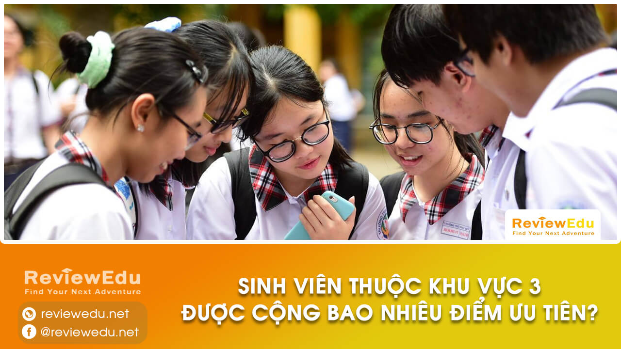 khu vực 3 được cộng bao nhiêu điểm