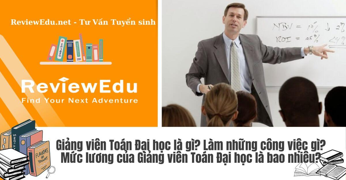 giảng viên toán đại học