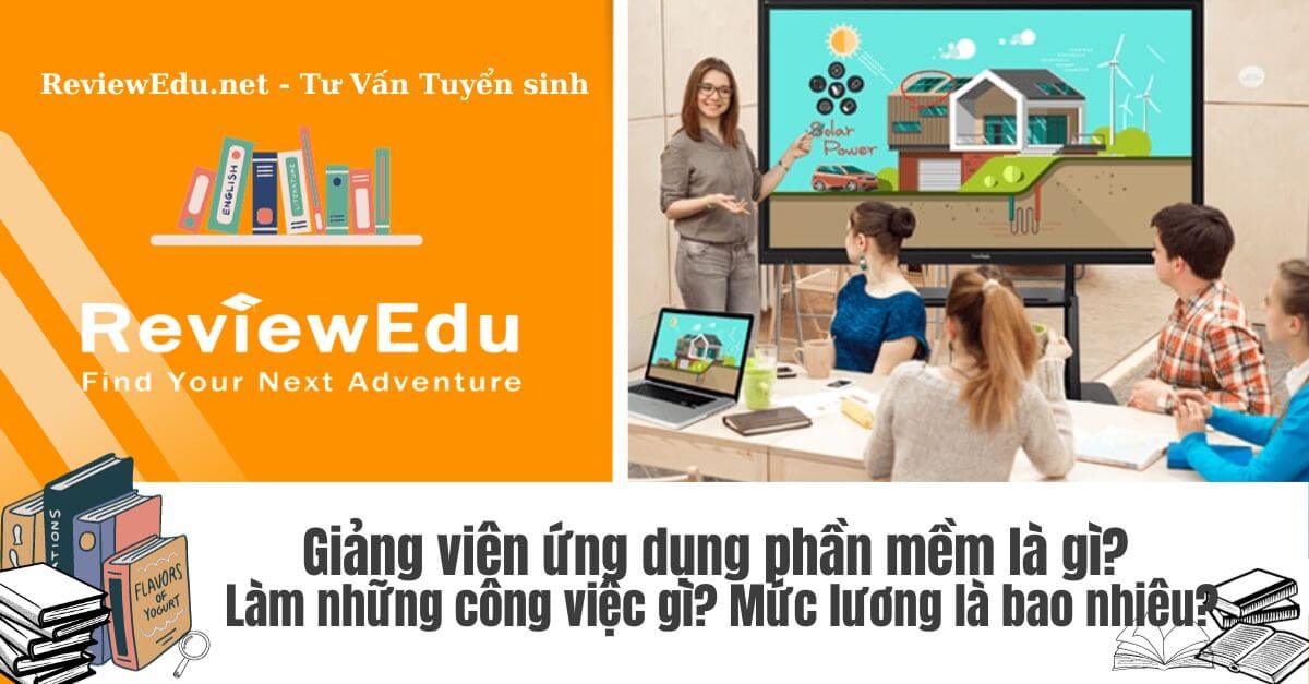 Giảng viên ứng dụng phần mềm