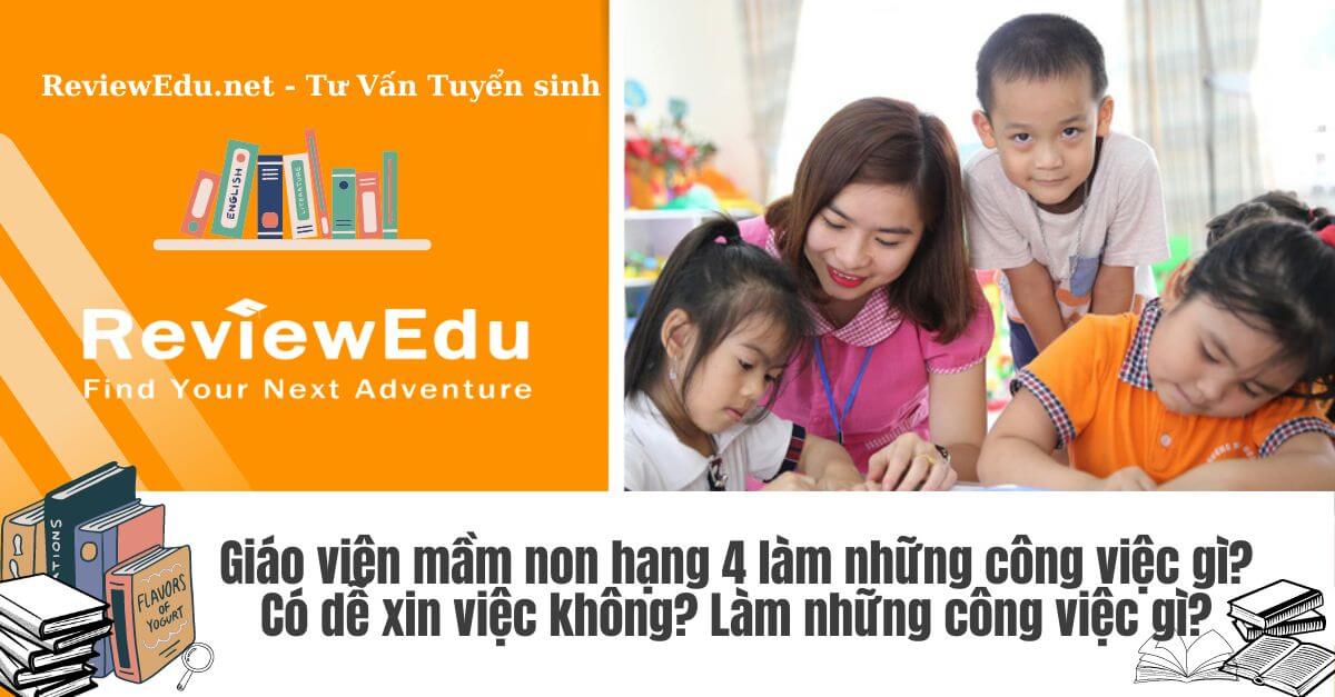 Giáo viên mầm non hạng 4