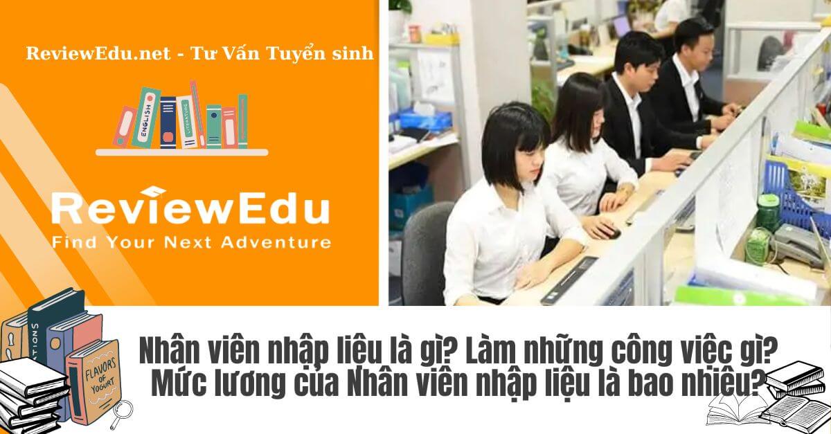 nhân viên nhập liệu