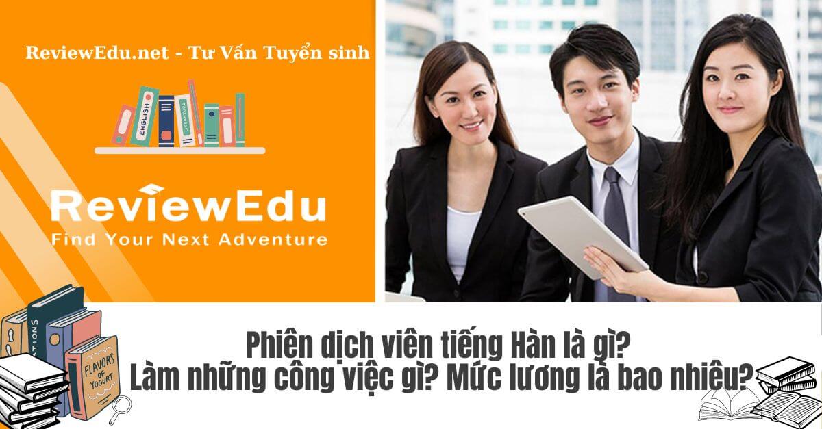 Phiên dịch viên tiếng Hàn