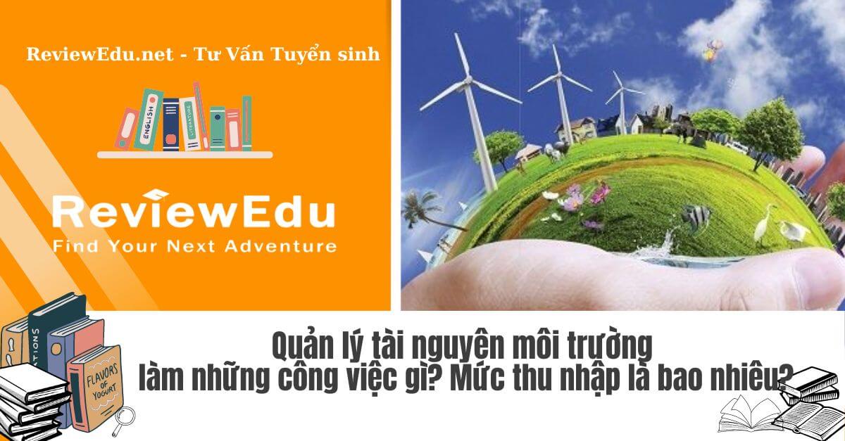 quản lý tài nguyên môi trường