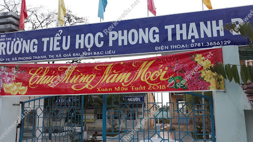 Trường Tiểu Học Phong Thạnh B