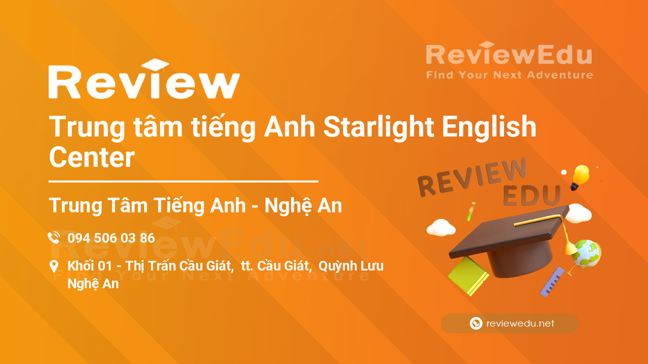 Review Trung tâm tiếng Anh Starlight English Center