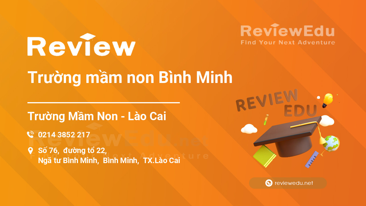Review Trường mầm non Bình Minh