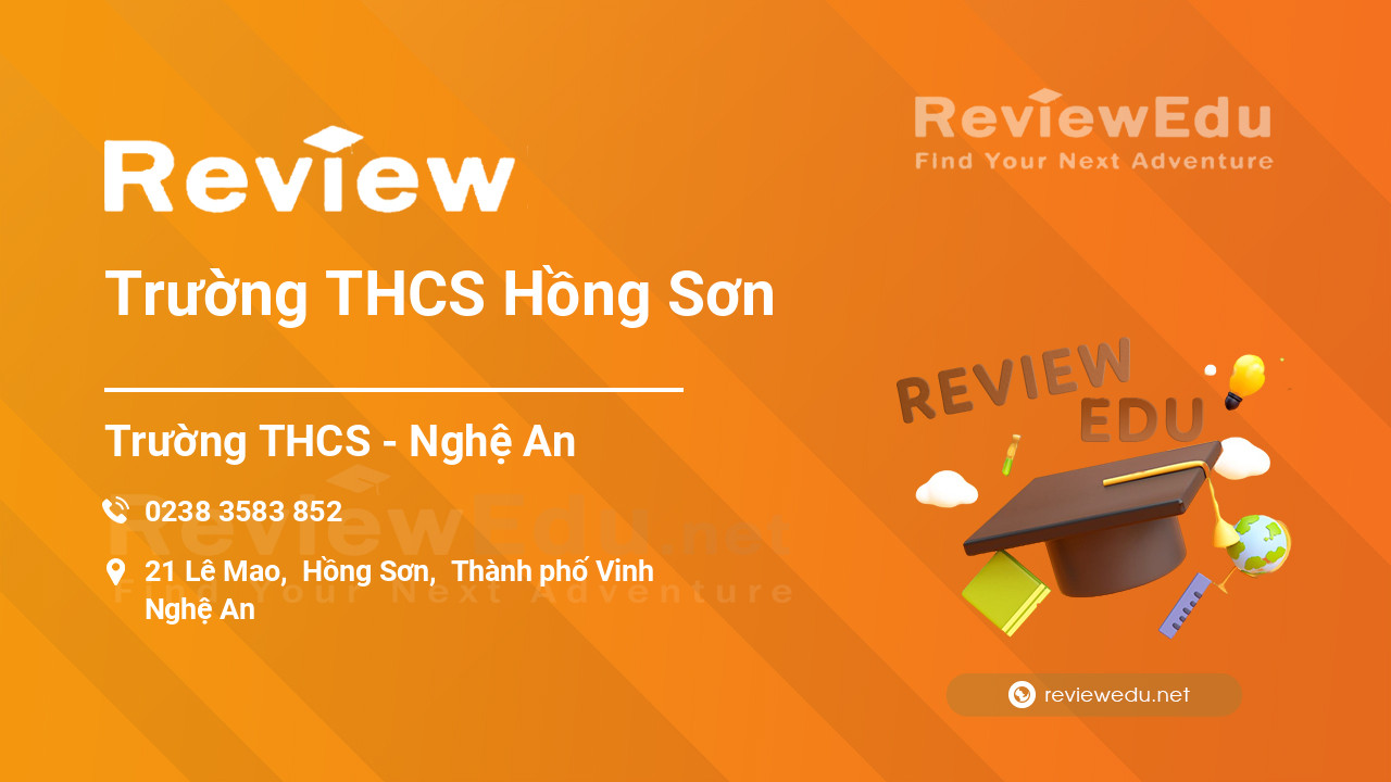 Review Trường THCS Hồng Sơn