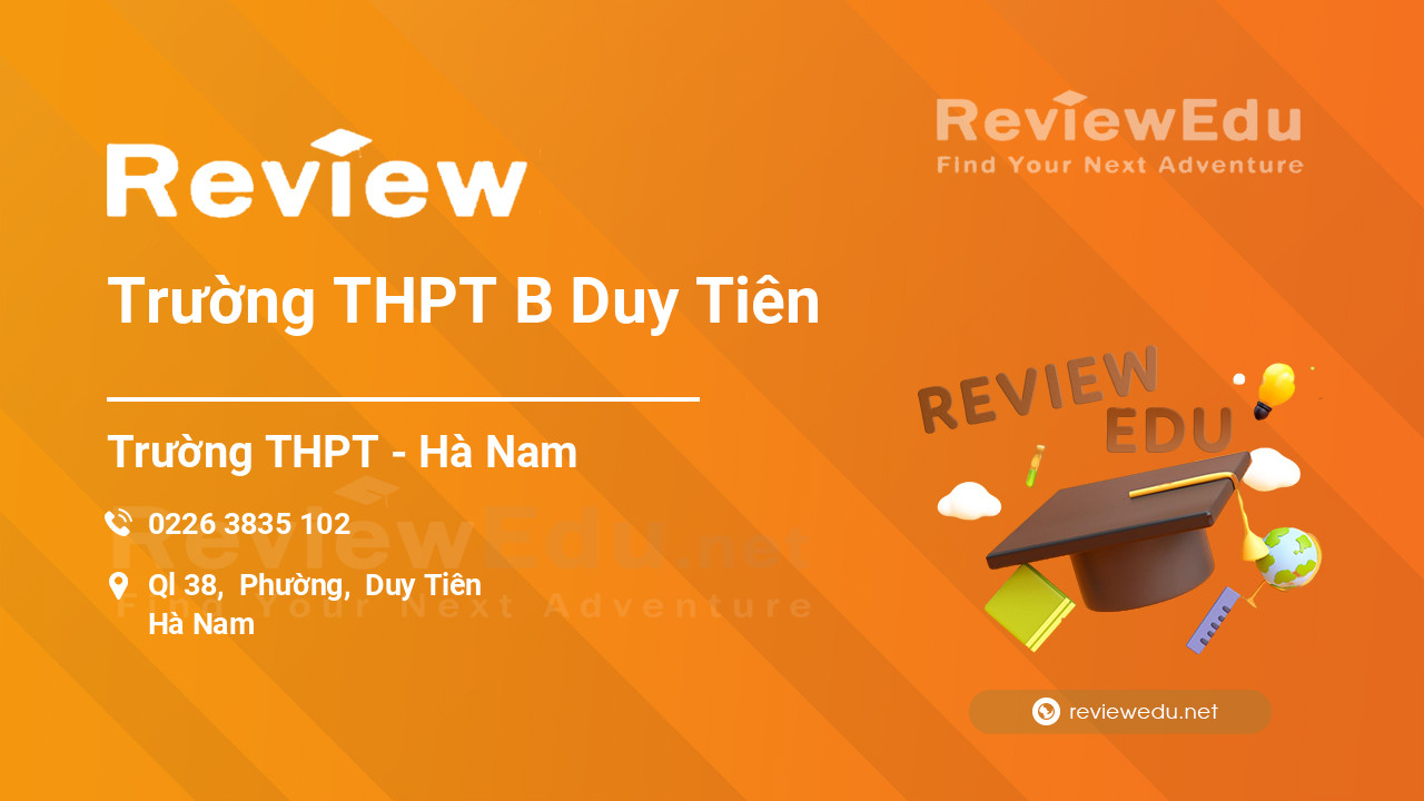 Review Trường THPT B Duy Tiên